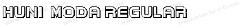 Huni_Moda Regular字体转换